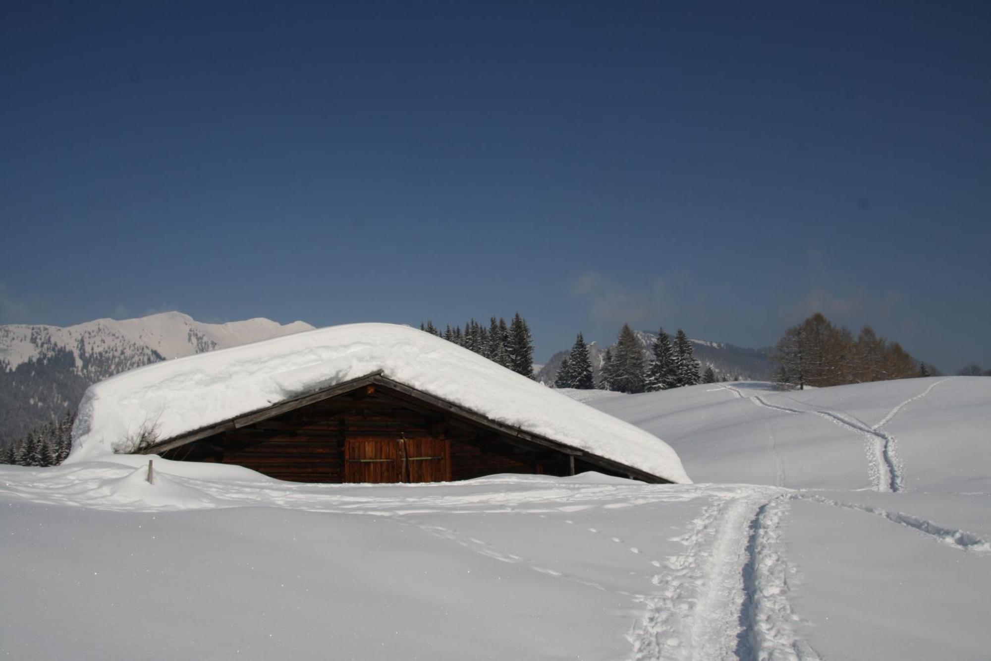 Alpengasthof Almrose Im Heutal Unken Exteriér fotografie